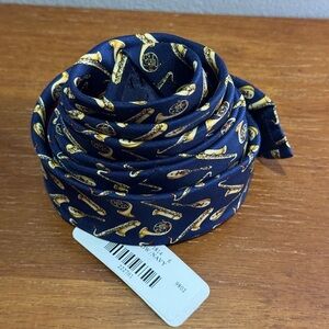 Thomas Pink Navy Blue Musical Instrument Tie